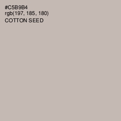 #C5B9B4 - Cotton Seed Color Image